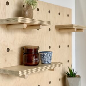 Plywood Pegboard Set - 600mm, 600mm